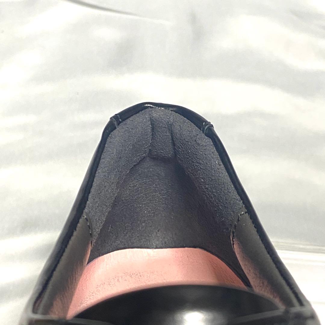 TOMOE 鞆ゑ　25cm TE600 ストレートチップ レザー 黒 ブラック