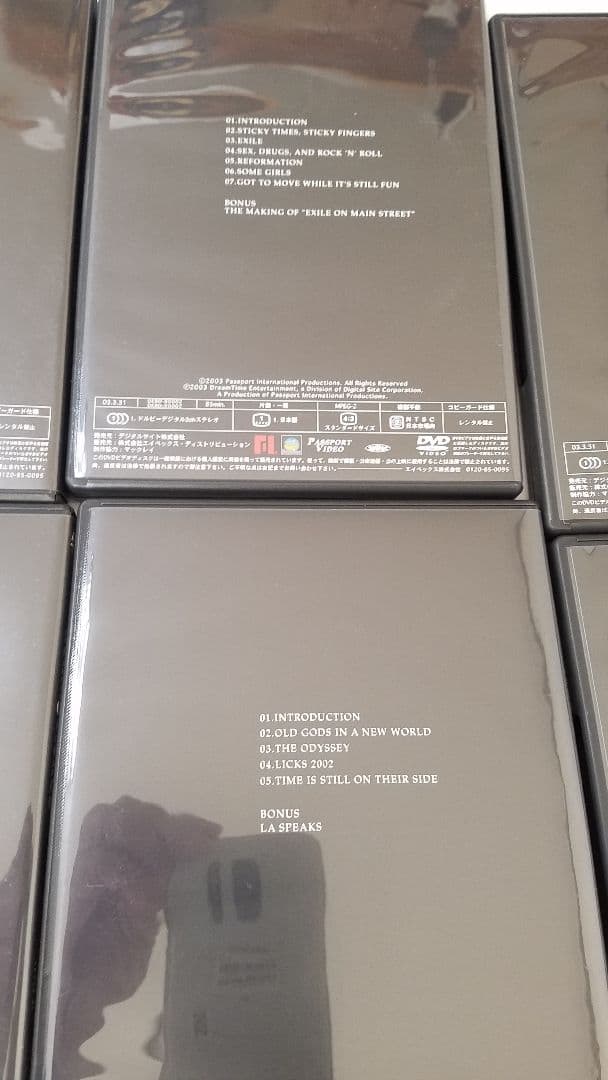 ローリングストーンズDVDボックス