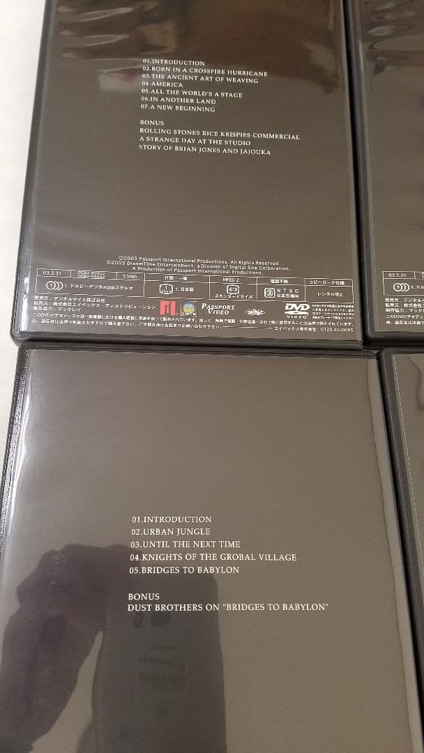 ローリングストーンズDVDボックス