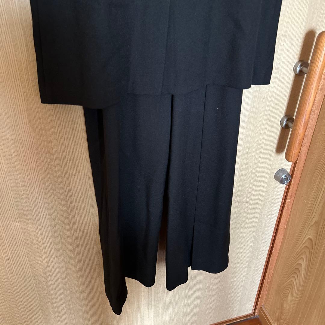 LAYERED CAMISOLE ALL IN ONE ブラック　ベスト　ジレ