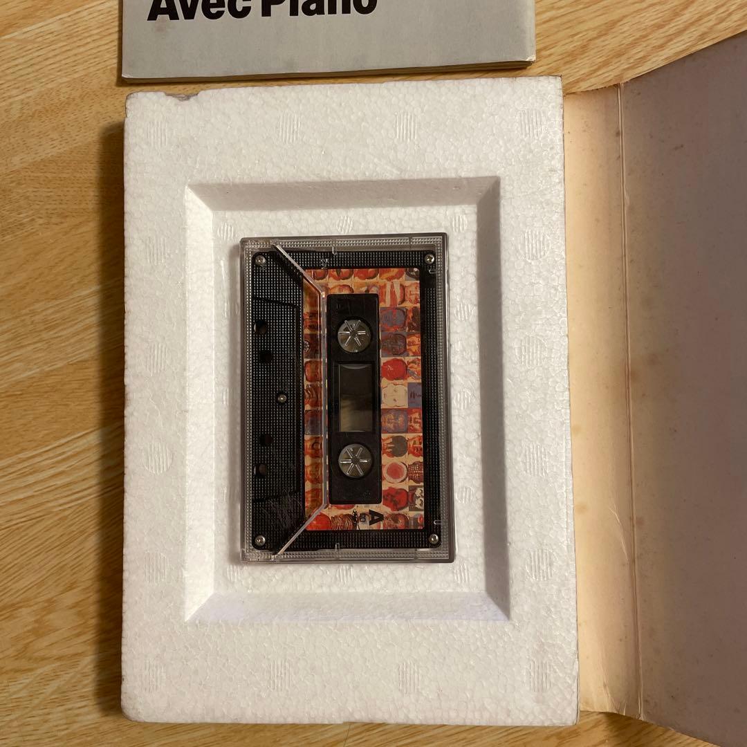 坂本龍一 Avec Piano 書籍とカセットテープ