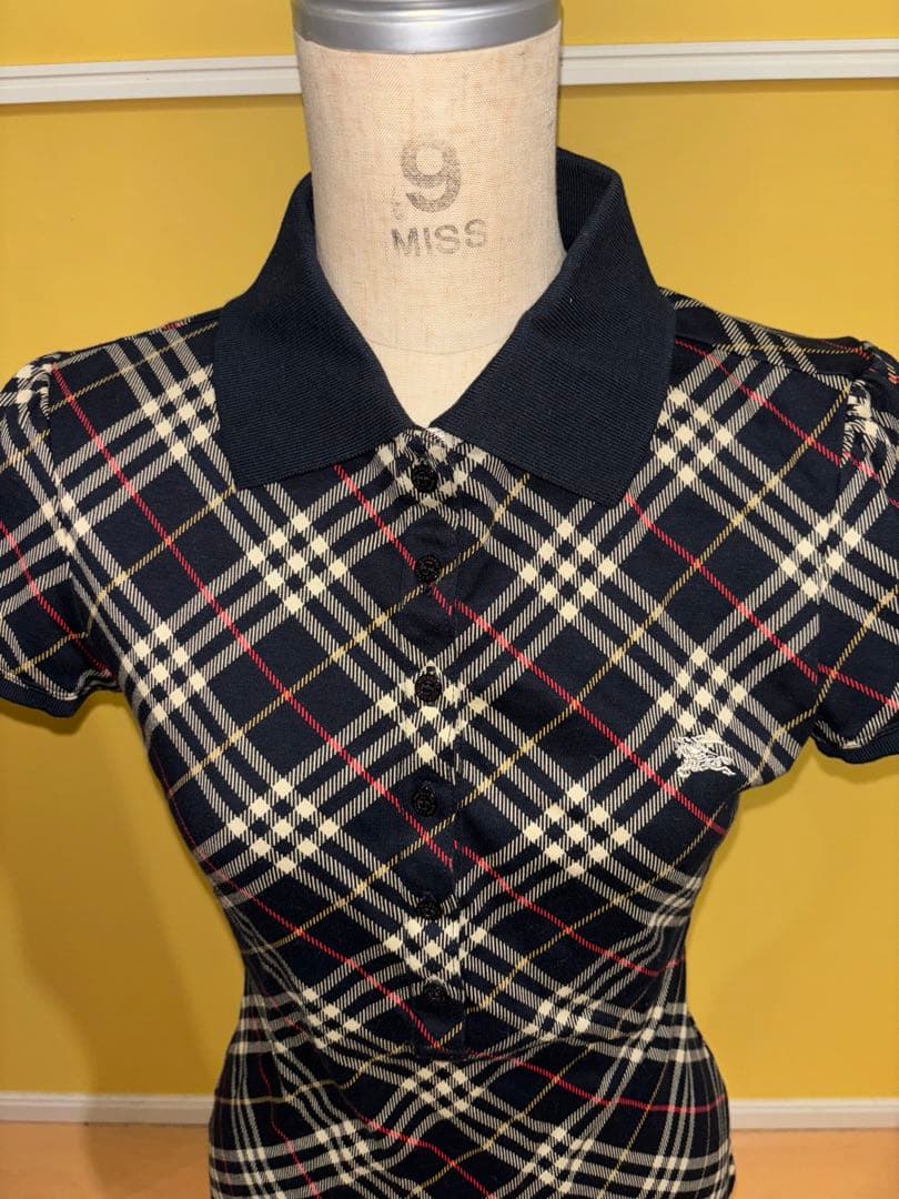 バーバリーブルーレーベル BURBERRY BLUE LABEL ポロシャツ38