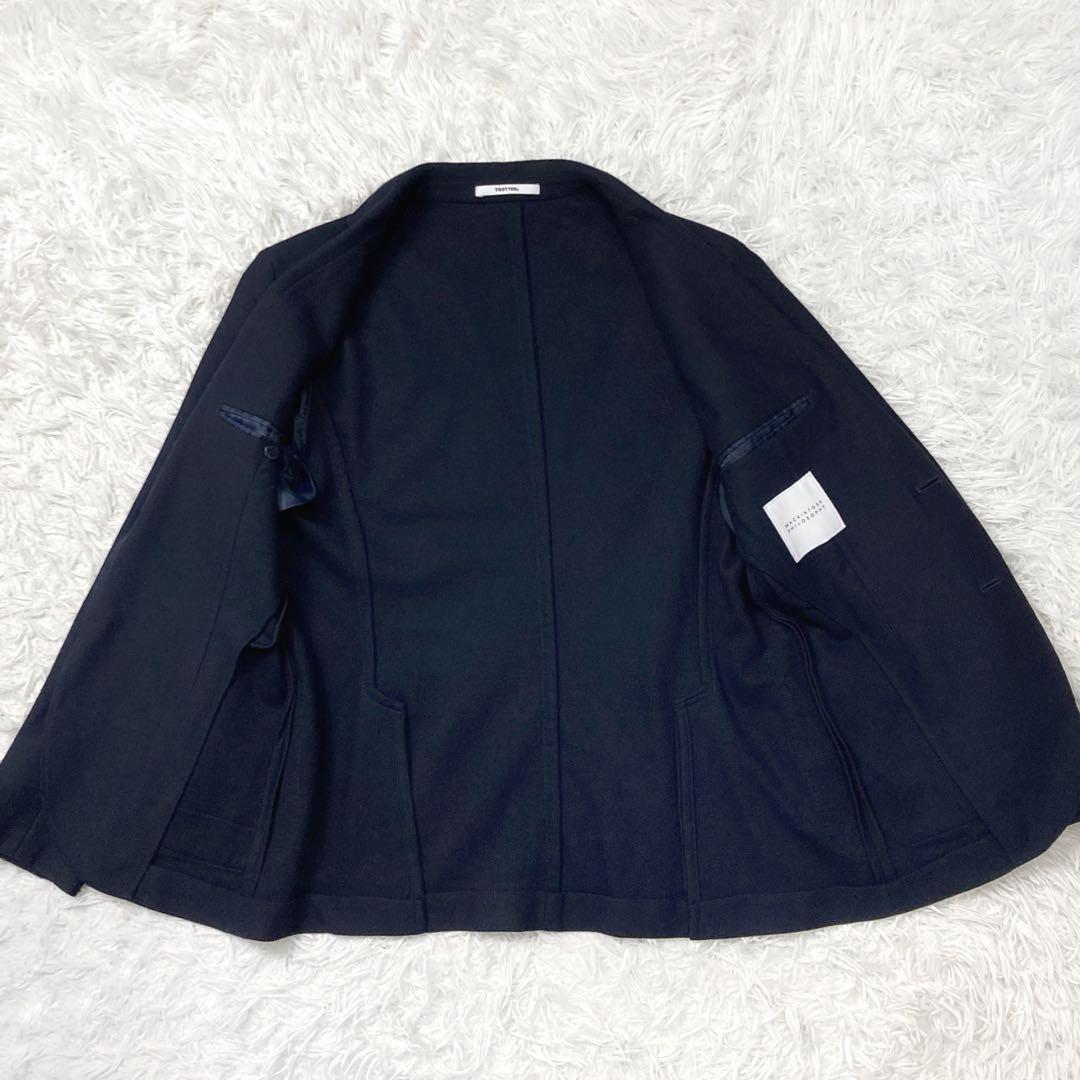 美品✨マッキントッシュフィロソフィー トロッターセットアップ アンコン 紺 38