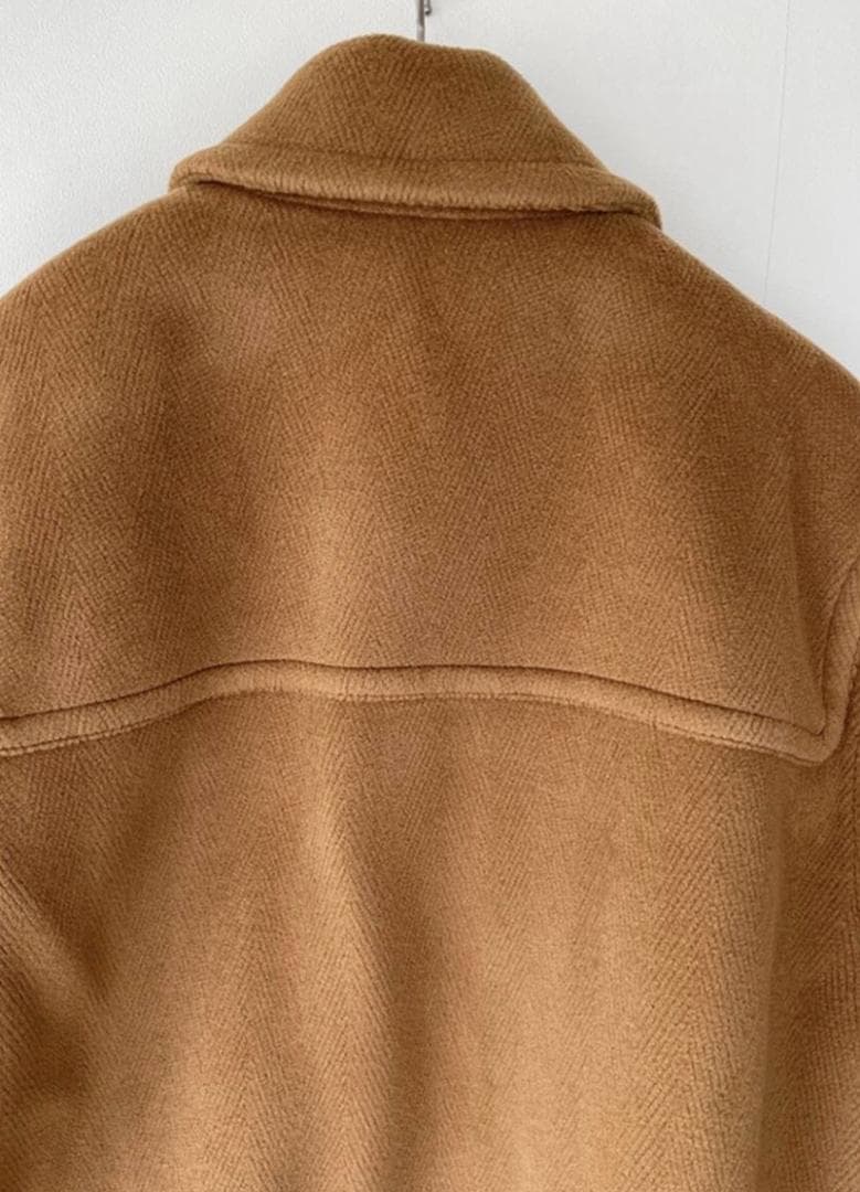 ジャケット・アウター AURALEE WOOL HERRINBONE PILE DUFFLECOAT