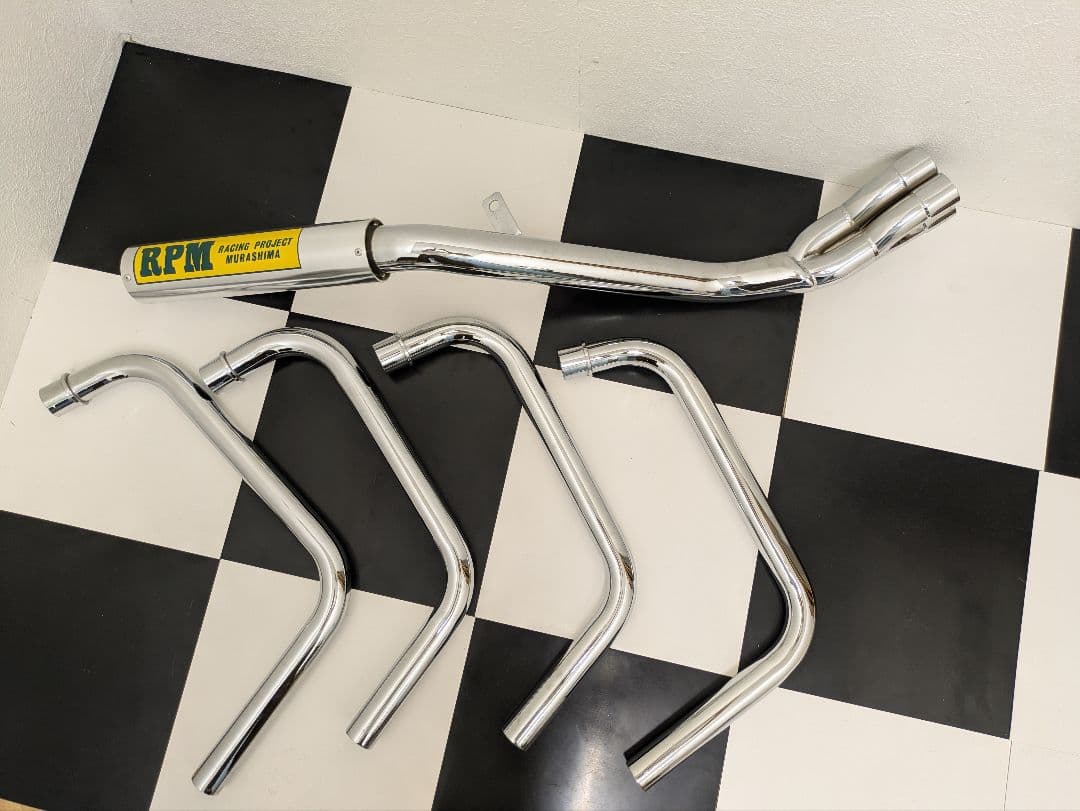 ゼファー400 PRMタイプゼファー400X 421マフラーメッキ中古送料込み