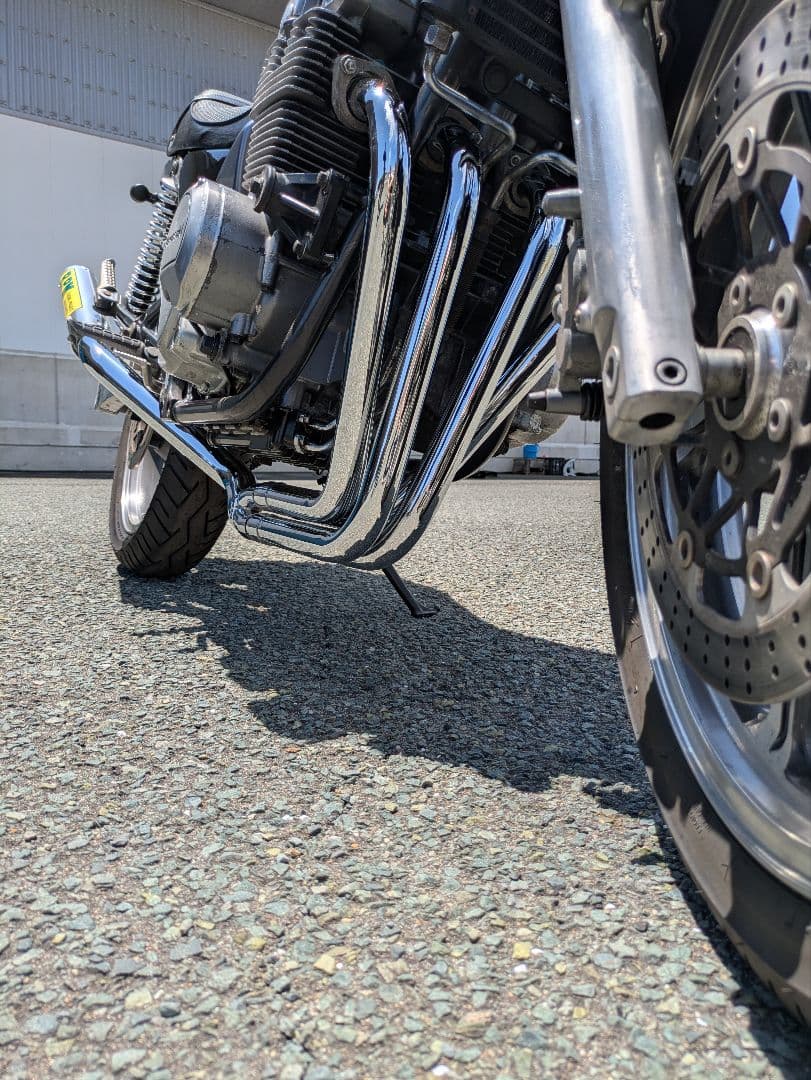 ゼファー400 PRMタイプゼファー400X 421マフラーメッキ中古送料込み