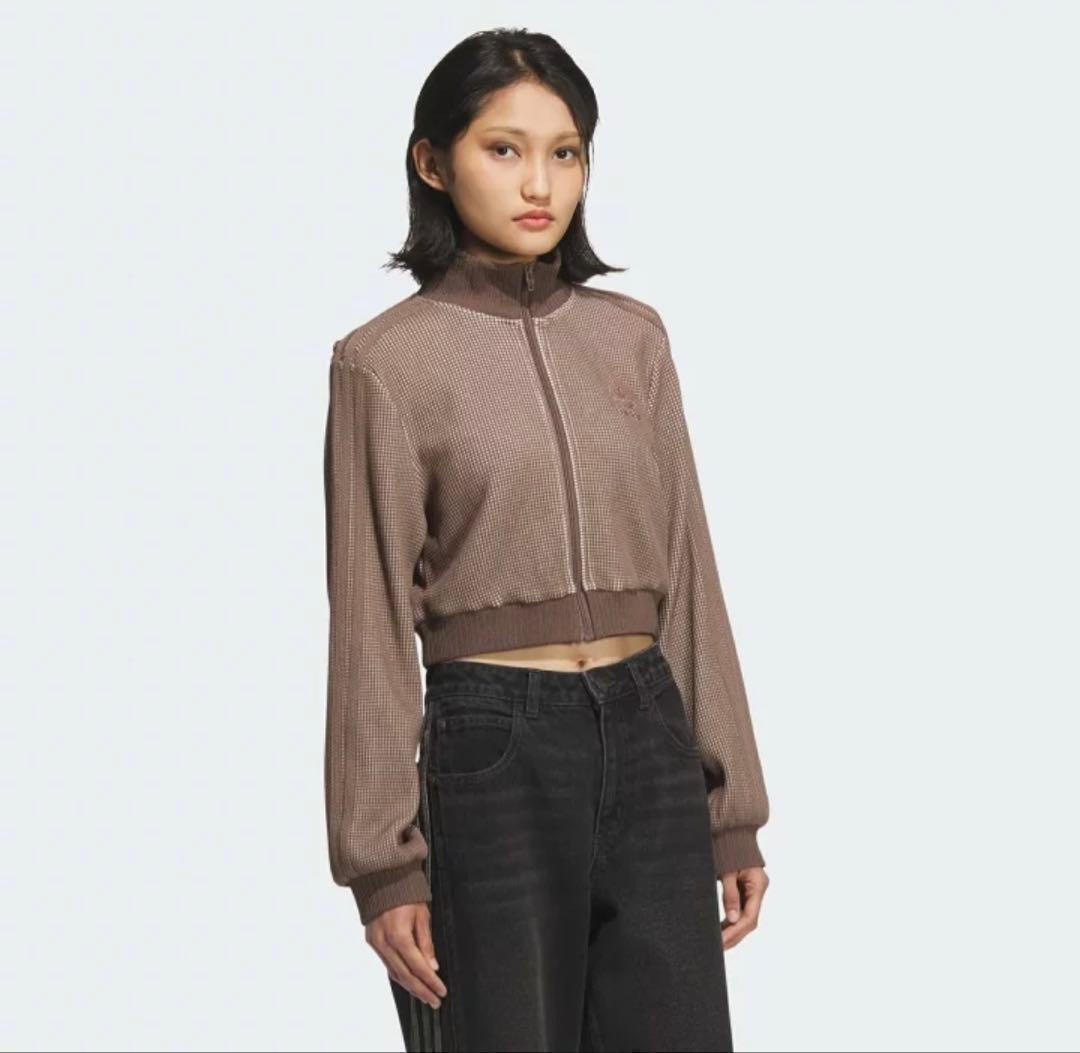 【新品】激カワ♡アディダス　クロップトラックジャケット　Lサイズ