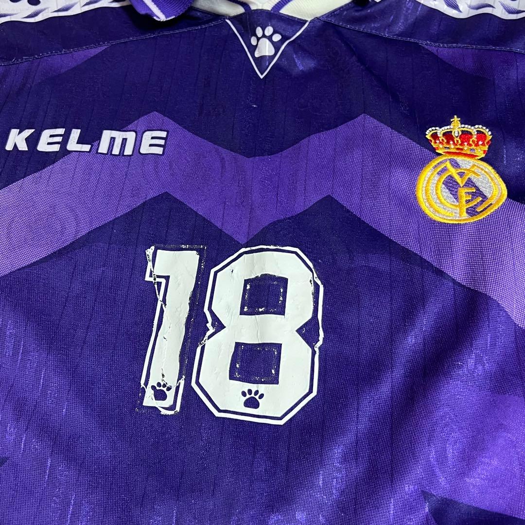 90s KELME（ケルメ）レアルマドリード ユニフォーム/M/パープル