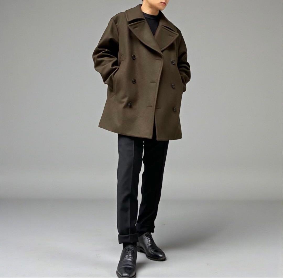 UNIQLO ＋J ウールブレンド オーバーサイズ ピーコート XXL