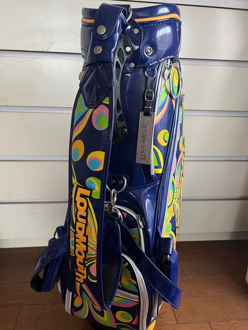 Loudmouth キャディバッグ ネイビー/カラフル