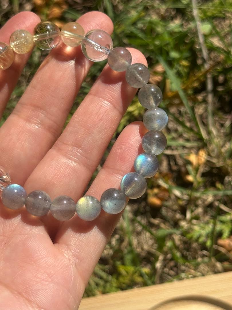 ユニドロブレスレット　イエロー系