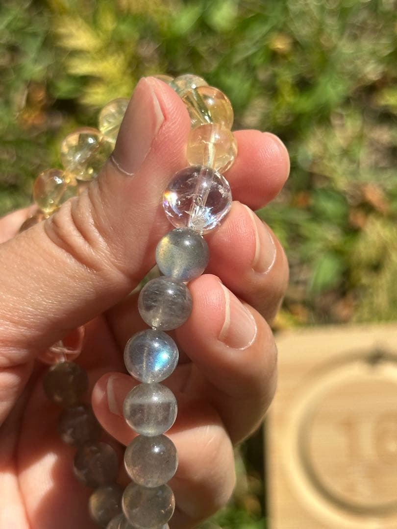 ユニドロブレスレット　イエロー系