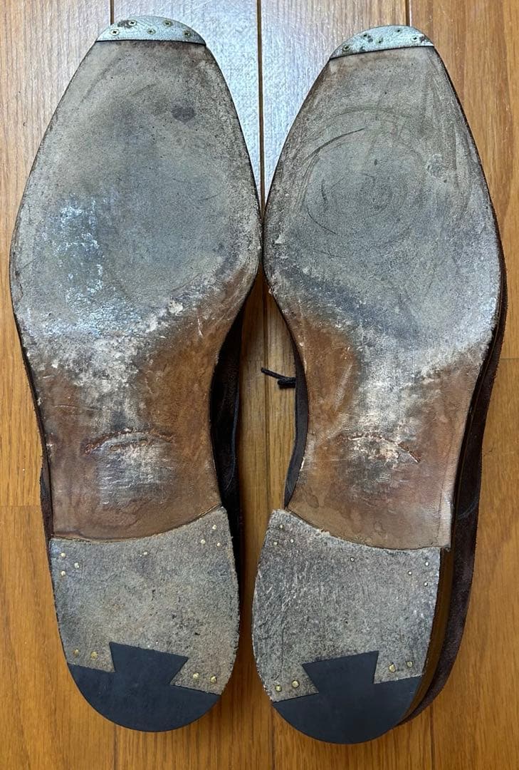 GUILD of Crafts ダークブラウン スエード シューズ　革靴