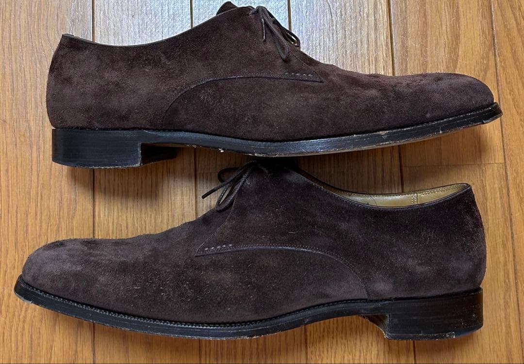 GUILD of Crafts ダークブラウン スエード シューズ　革靴