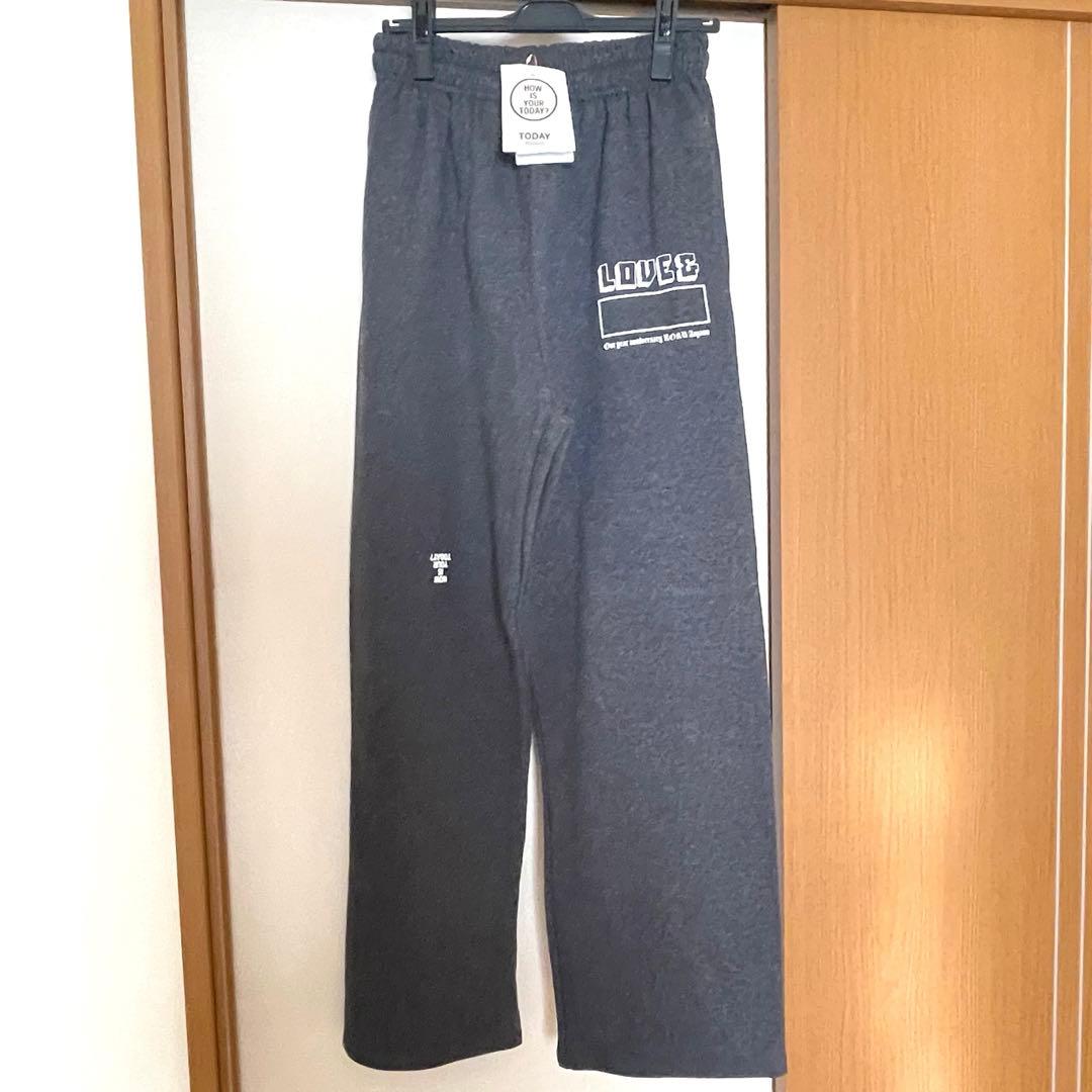 【新品】TODAY edition × 6 （ROKU）　裏起毛スウェットパンツ