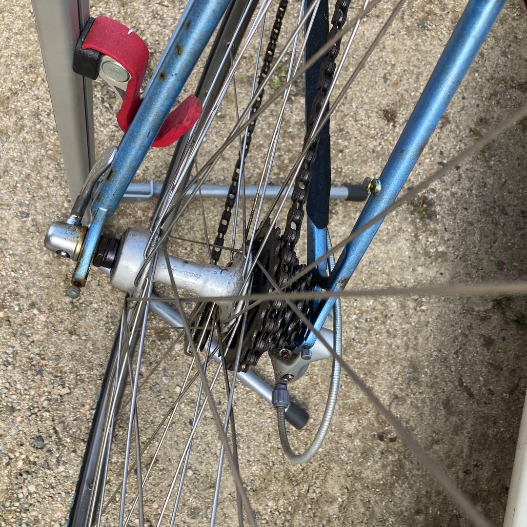 希少！バイシクルネコモトオリジナル　タンゲNO.2クロモリフレーム　東広島引取