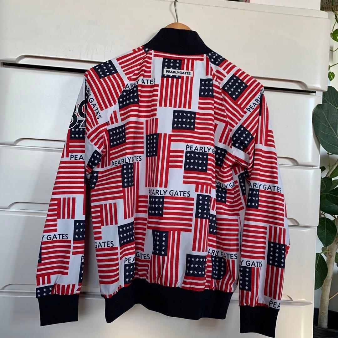 新品パーリーゲイツ星条旗柄ブルゾンサイズ1