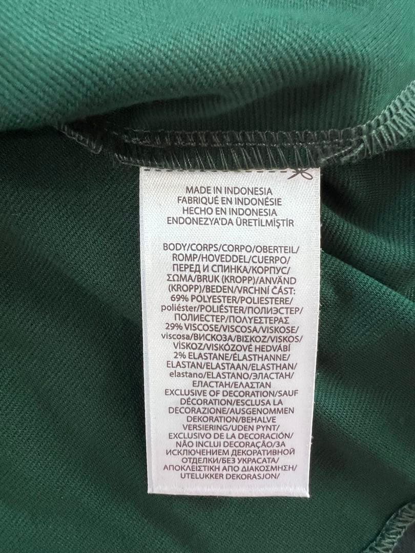 ラルフローレン　緑×黒　ノースリーブ チェック柄 ワンピース　サイズL150cm