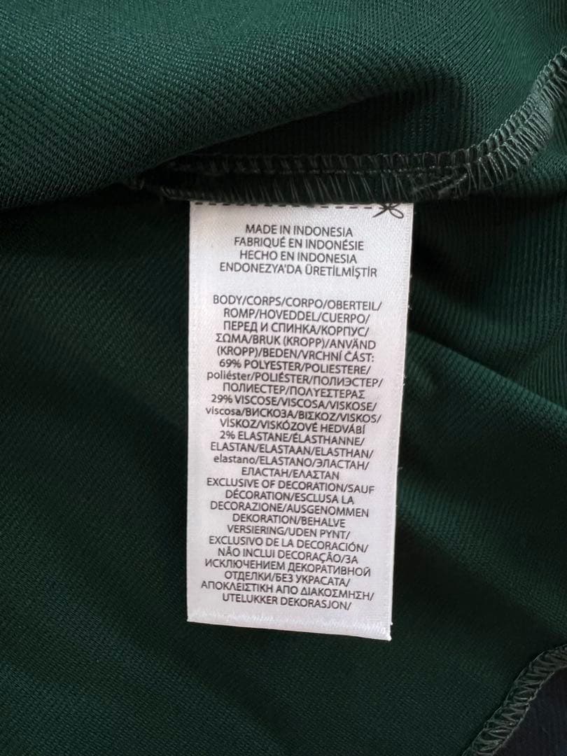 ラルフローレン　緑×黒　ノースリーブ チェック柄 ワンピース　サイズL150cm