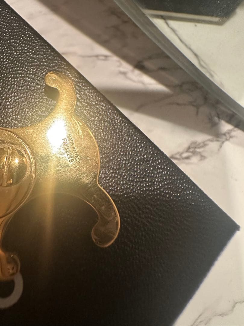 CELINE セリーヌ トリオンフ ヘアクリップ ヘアピン ゴールド レディース