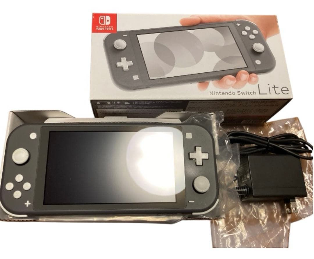美品 Nintendo Switch Lite グレー 本体 箱付き