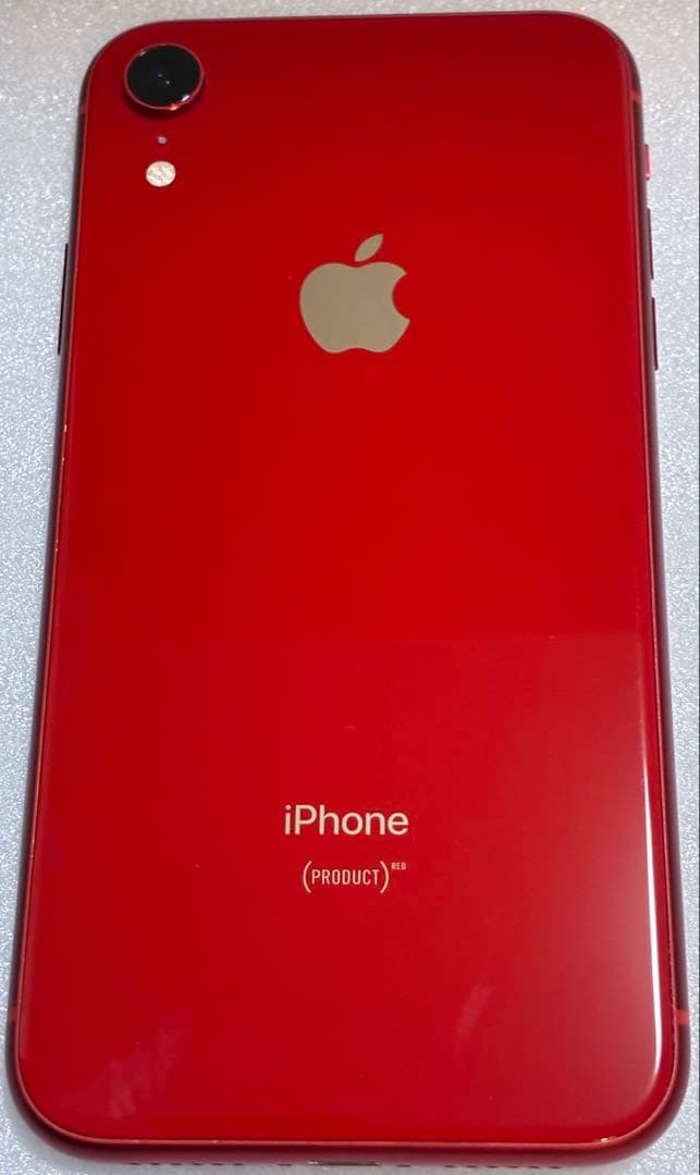 iPhone XR 128GB レッド ソフトバンクSIMフリーMT0N2J/A