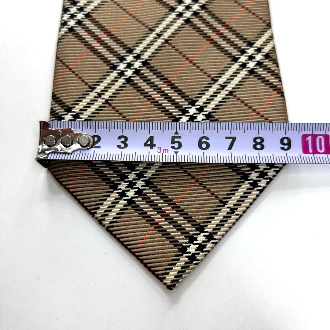 美品 バーバリー ロンドン ネクタイ シルク バーバリーチェック ノバチェック