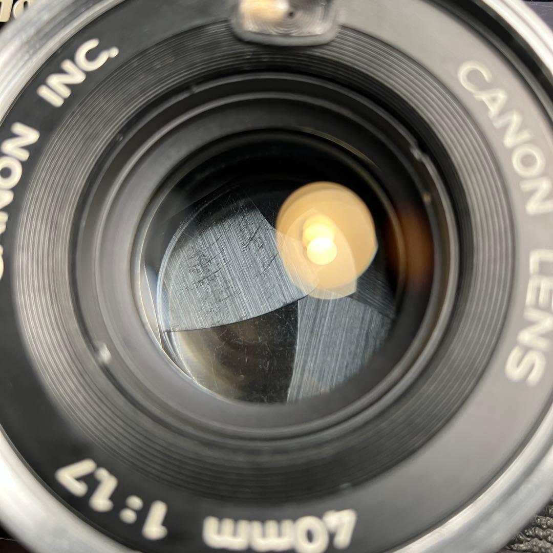 分解整備済Canon QL 17 フィルムカメラ 作動完璧確認 実用良品
