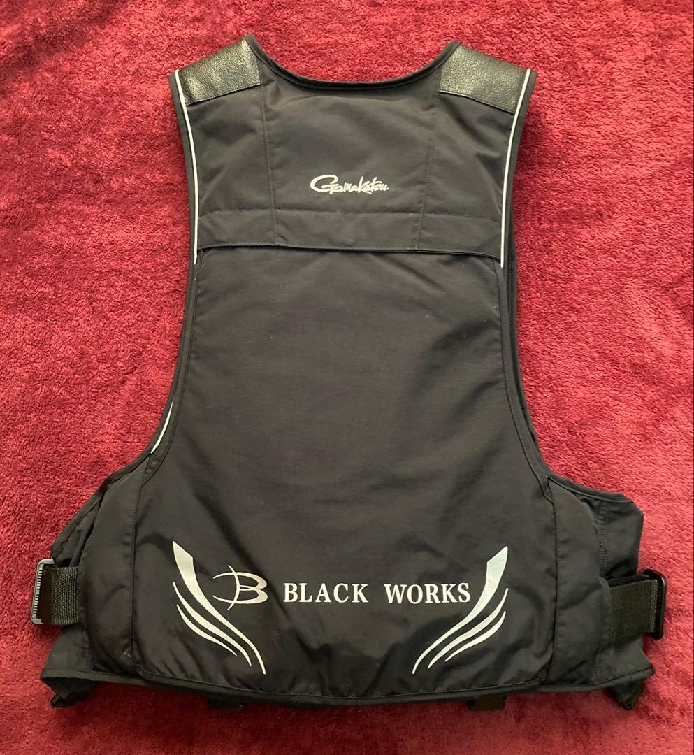 がまかつ フローティングベスト GM-2193 ブラックワークス LL, 美品
