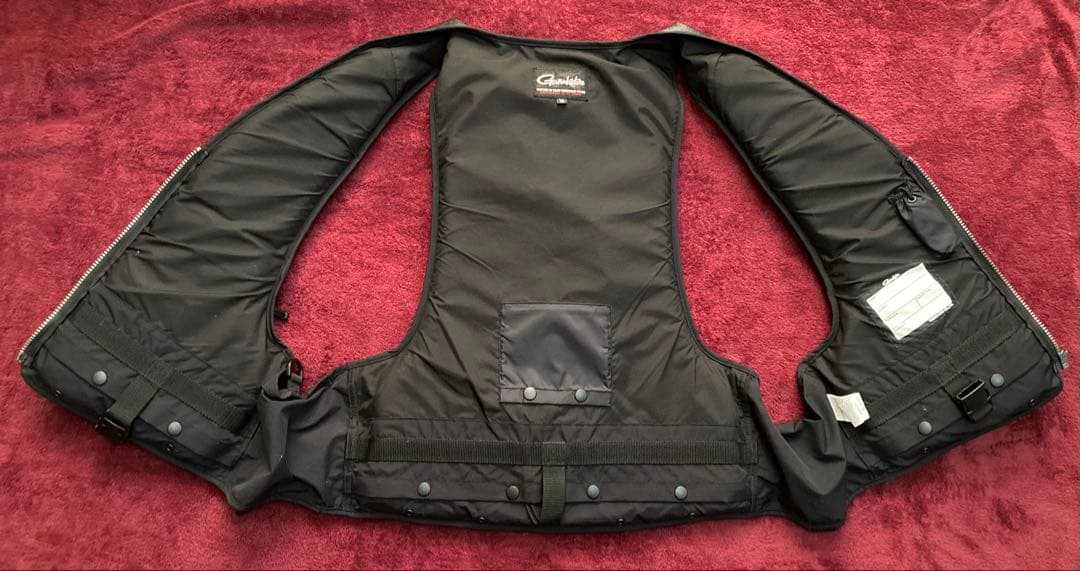 がまかつ フローティングベスト GM-2193 ブラックワークス LL, 美品