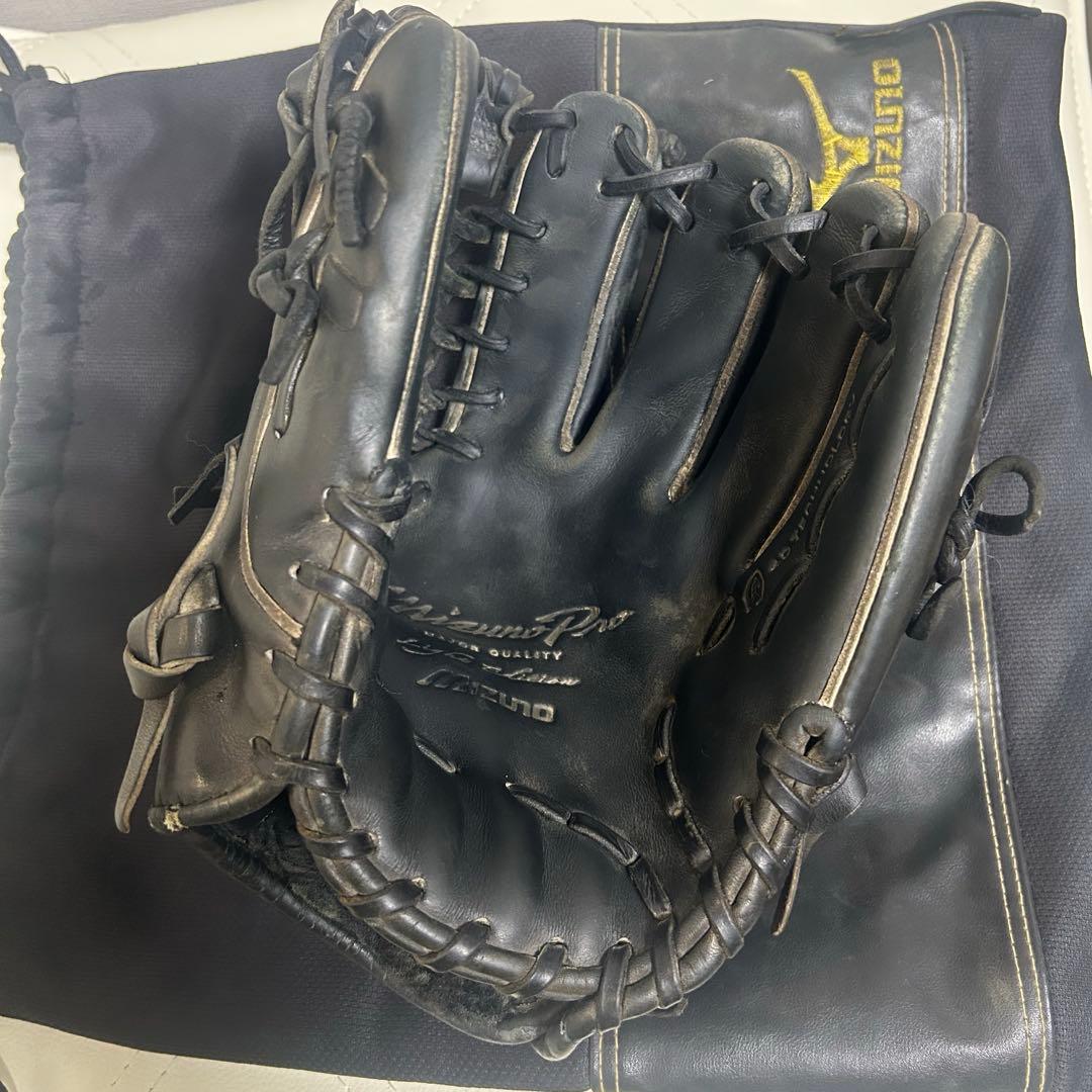 Mizuno Pro ミズノプロ　硬式グローブ　内野手用　ブラック