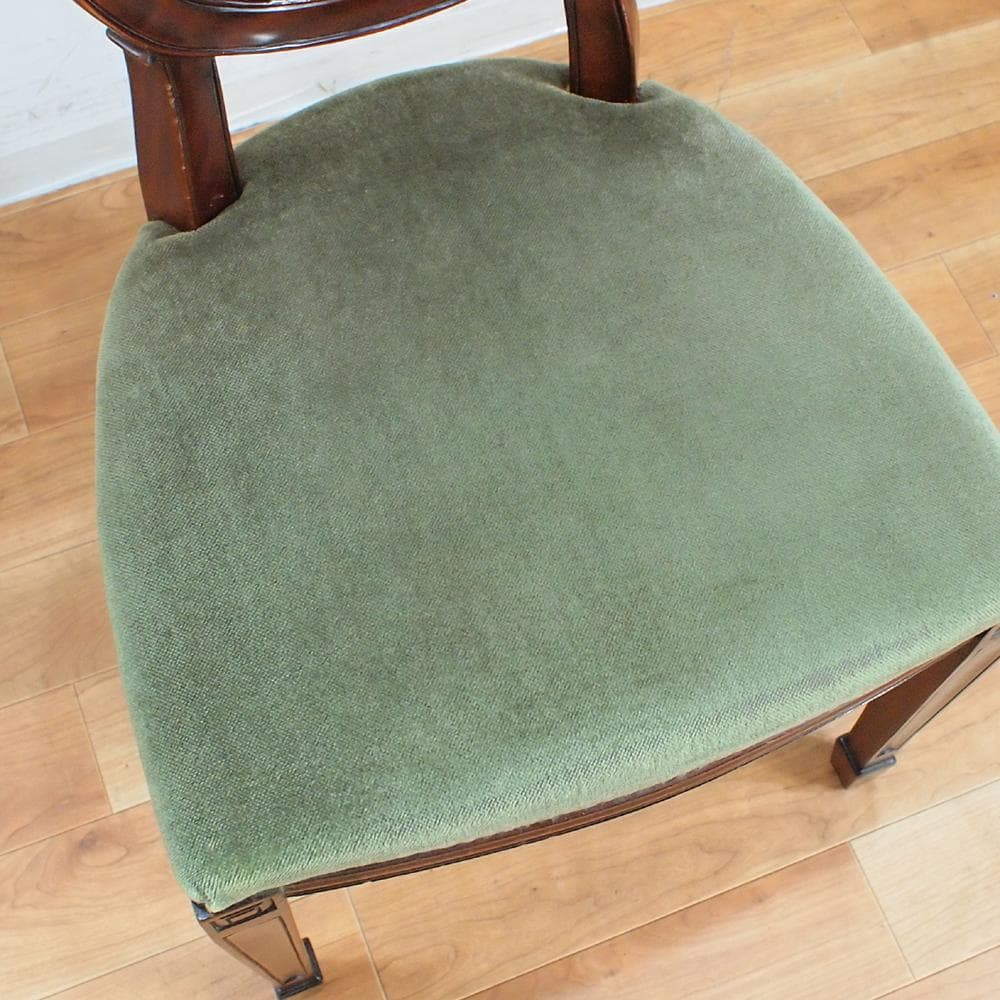 クラシカル ダイニングチェア A 彫刻 透かし彫り アンティーク