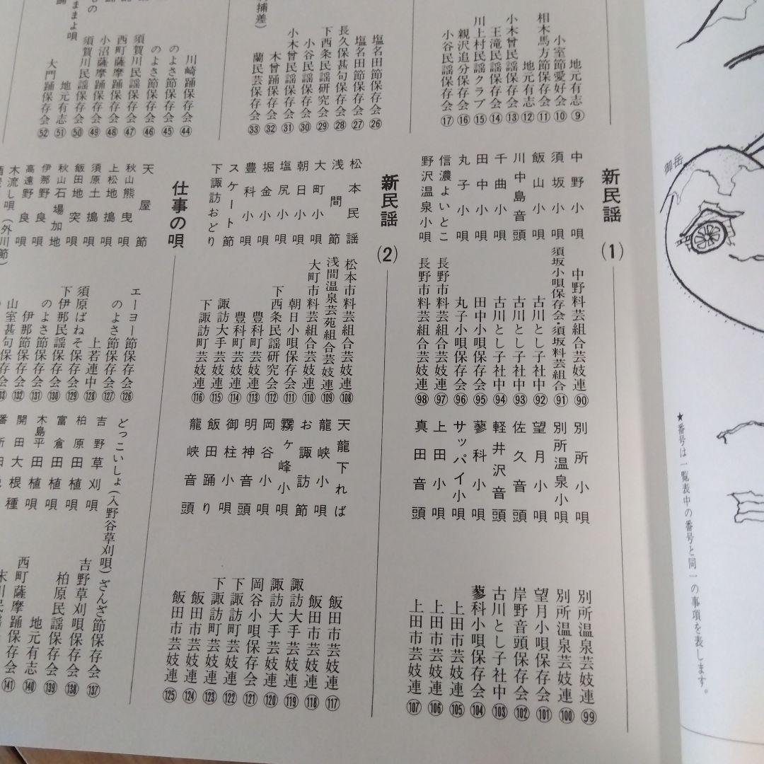 信濃路の抒情・信濃路の民謡 10枚組LP+EP 解説書付き