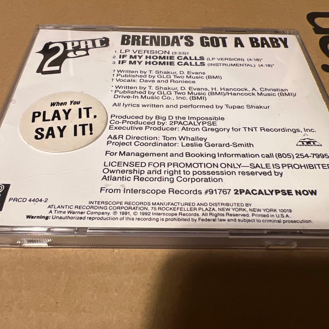 洋楽 2Pac Brenda's Got a Baby CDs