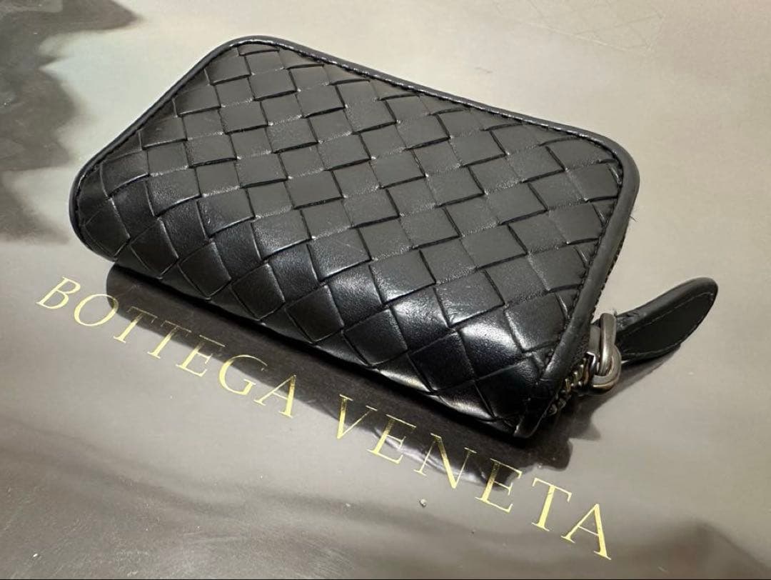 ★【極美品】ボッテガヴェネタ ケース ラム／ネロブラック／✨✨✨5️⃣