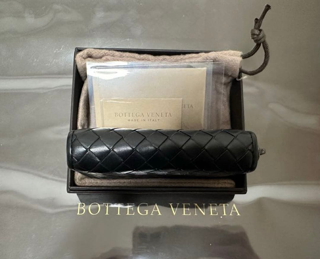 ★【極美品】ボッテガヴェネタ ケース ラム／ネロブラック／✨✨✨5️⃣