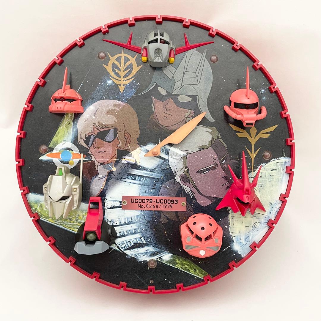【希少】機動戦士ガンダム3D クロック シャアタイプ 掛時計 限定生産