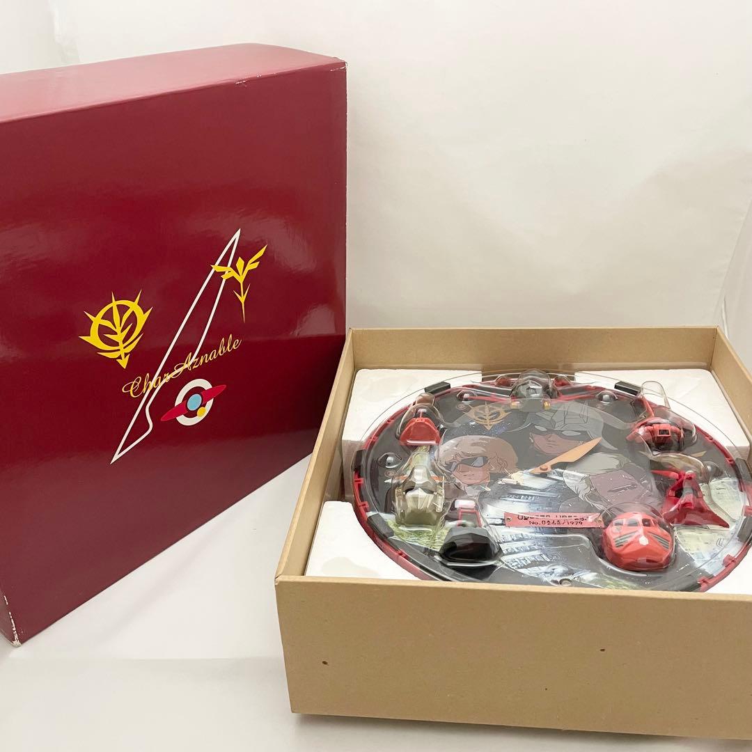 【希少】機動戦士ガンダム3D クロック シャアタイプ 掛時計 限定生産