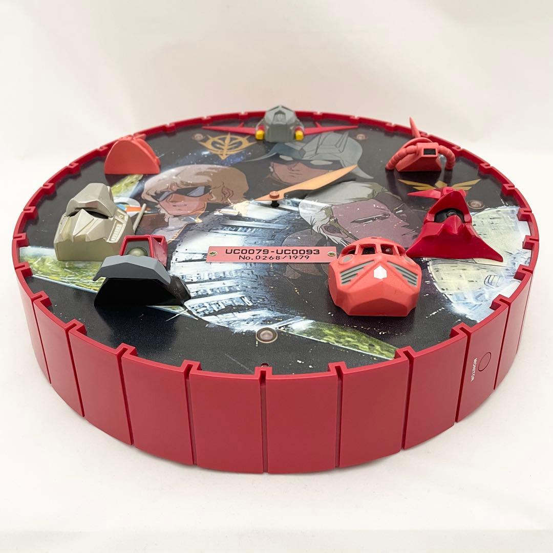 【希少】機動戦士ガンダム3D クロック シャアタイプ 掛時計 限定生産