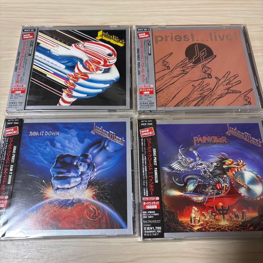 JUDAS PRIEST 初期アルバムリマスター盤 14枚まとめ