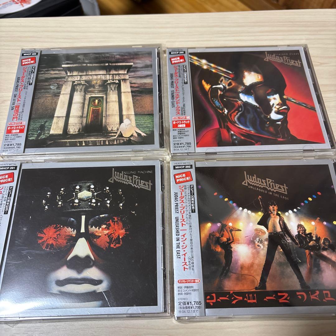 JUDAS PRIEST 初期アルバムリマスター盤 14枚まとめ