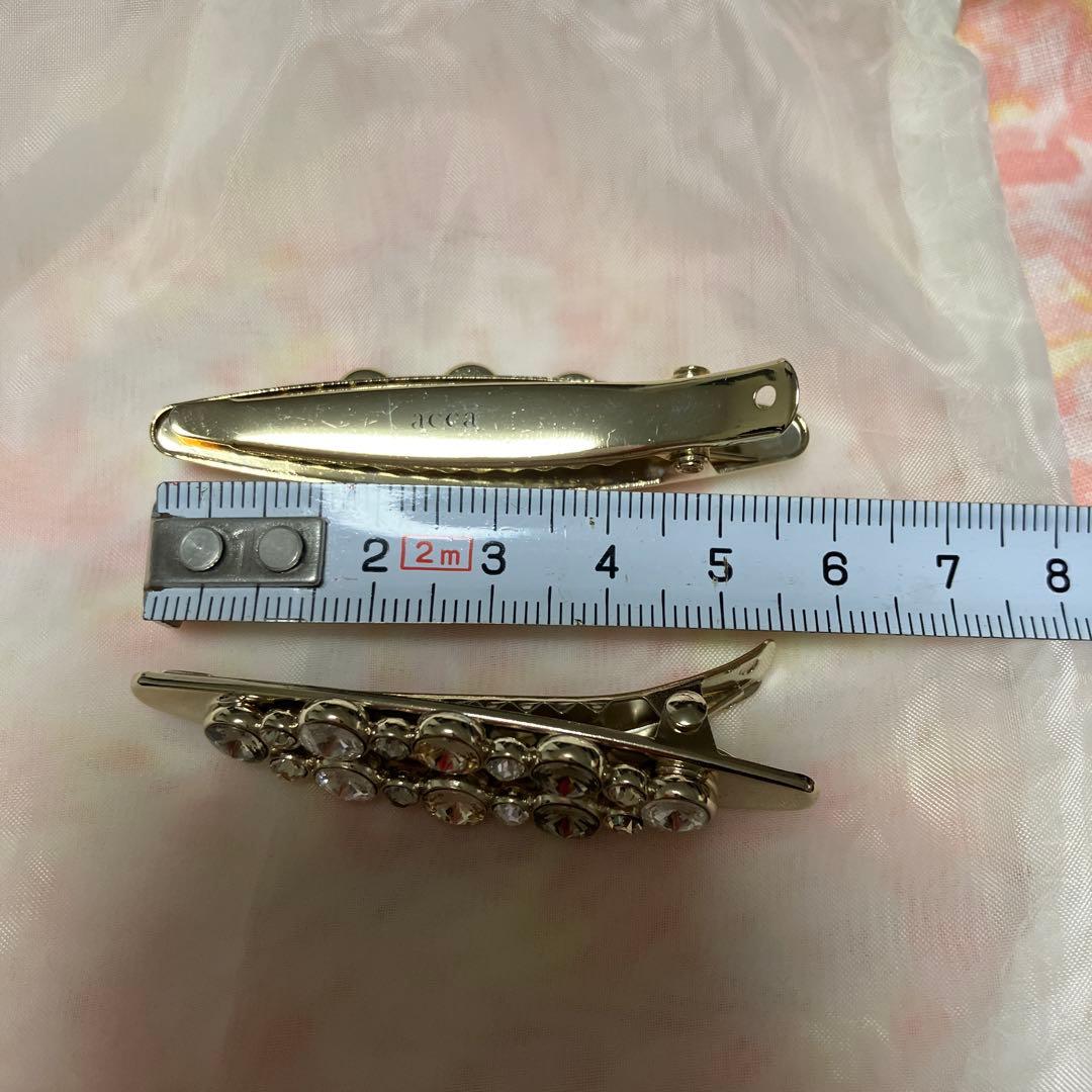 acca アッカ ベリー アーモンドクリップ グレージュ 2点セット♡匿名配送