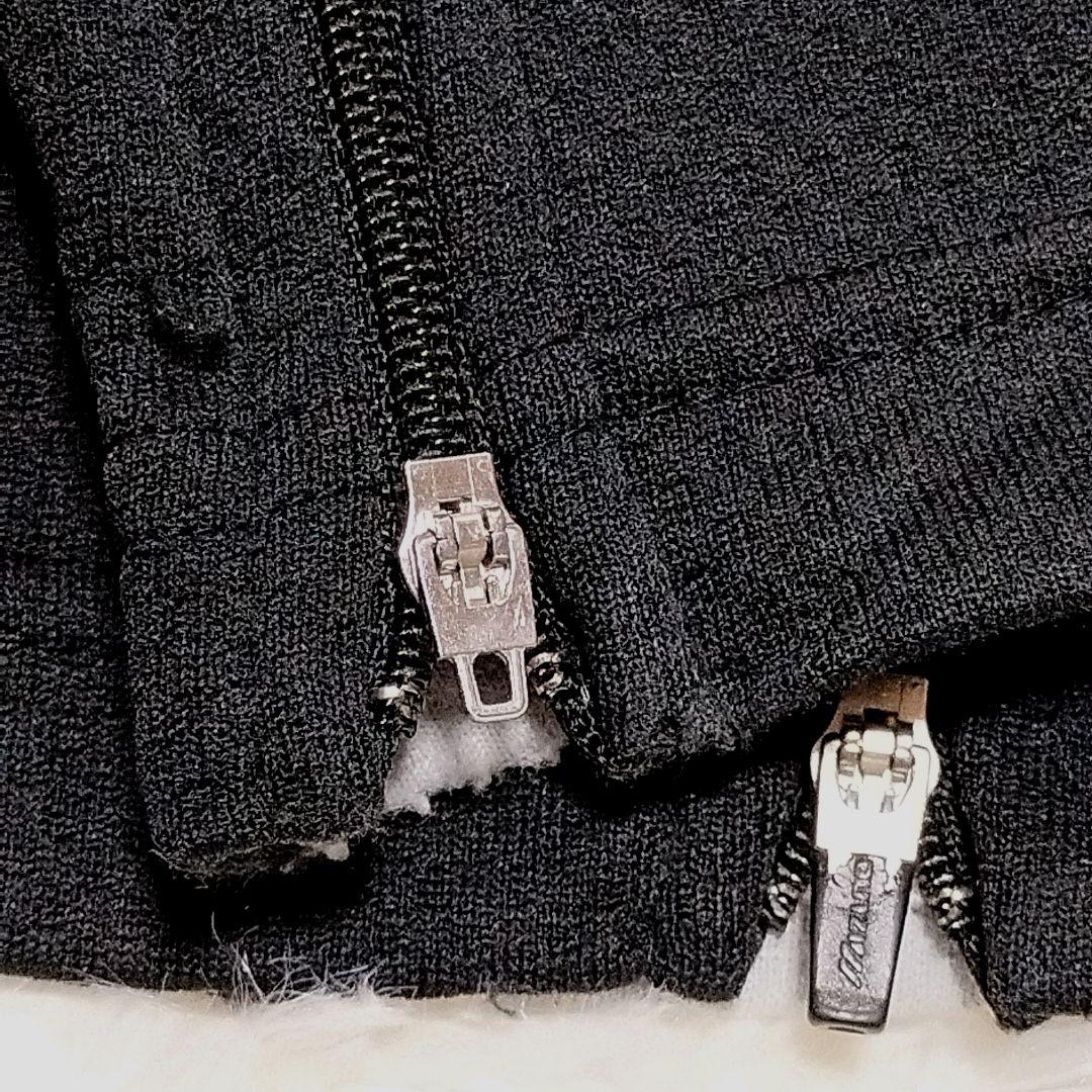 ミズノプロ 刺繍ロゴ セットアップ ジャージ XL 黒 MIZUNO PRO