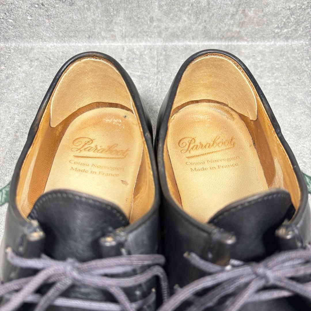 【名作】パラブーツ ミカエル チロリアンシューズ レザー レースアップ 25