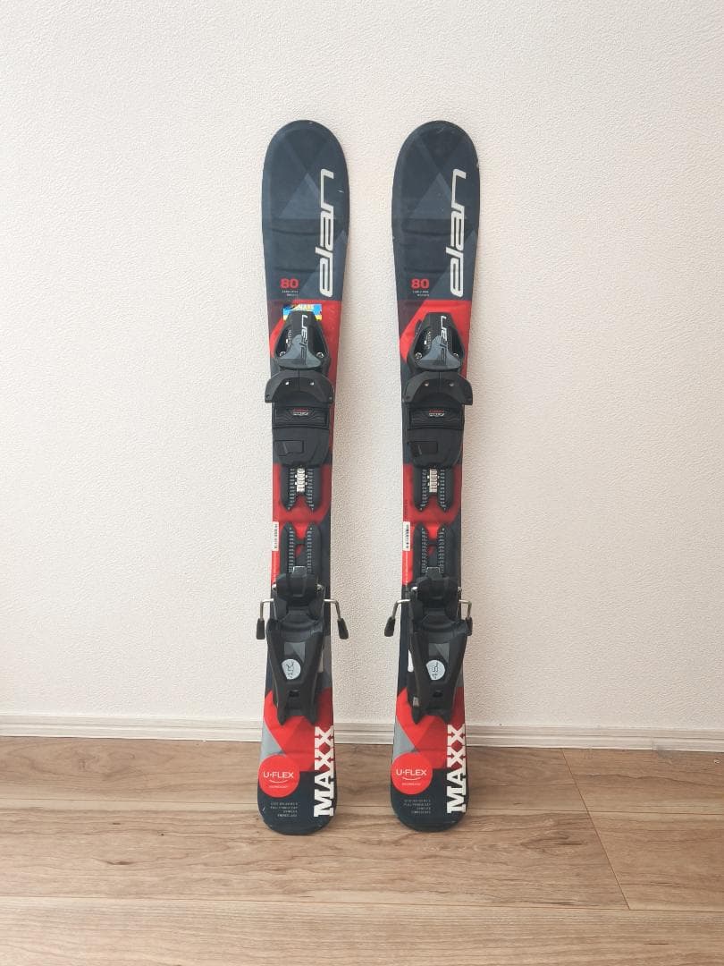elan Maxx 80 ジュニア スキー板 レッド/ブラック
