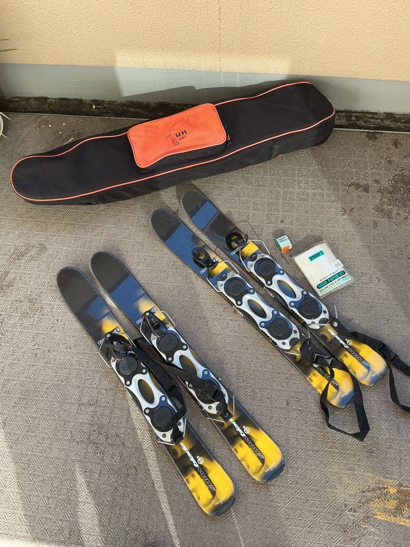 お買い得！Salomon SB8 ショートスキー2セット　カバー　おまけつき！