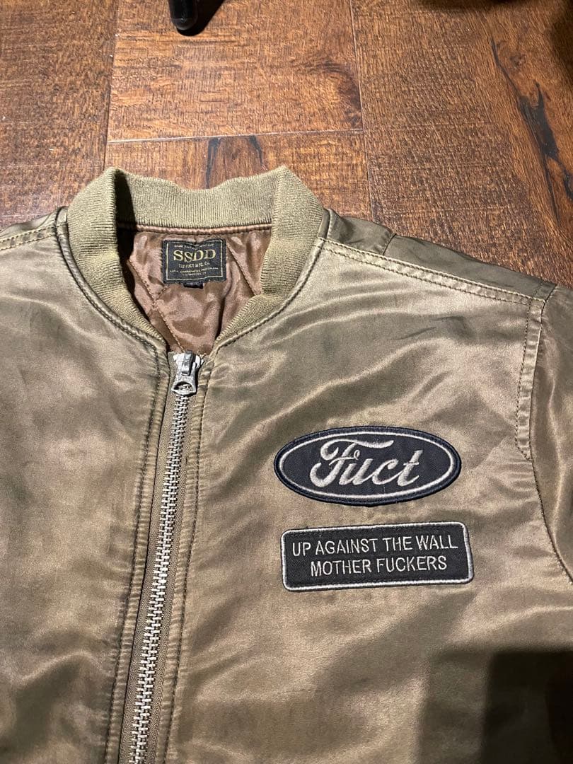 fuct SSDD オリーブ MA-1 ジャケット Mサイズ