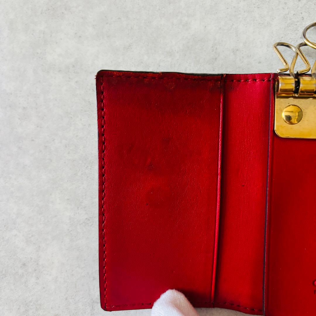 【希少】GUCCI GGブルームス ６連キーケース 花柄 GGスプリーム