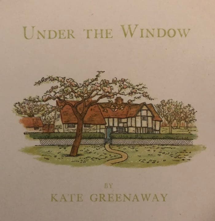 アンダーザウインドウ　1878年　初版　初刷　メルカリ便で発送します。