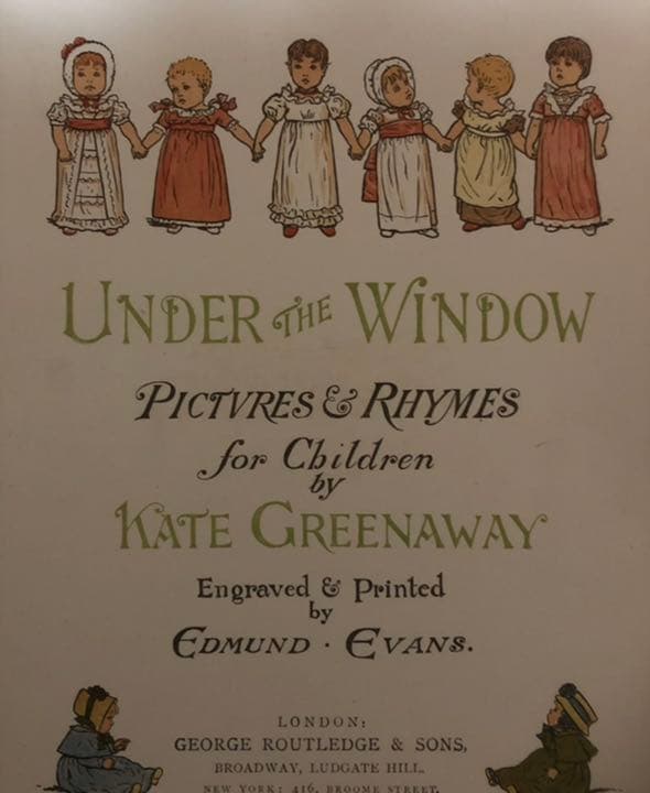 アンダーザウインドウ　1878年　初版　初刷　メルカリ便で発送します。